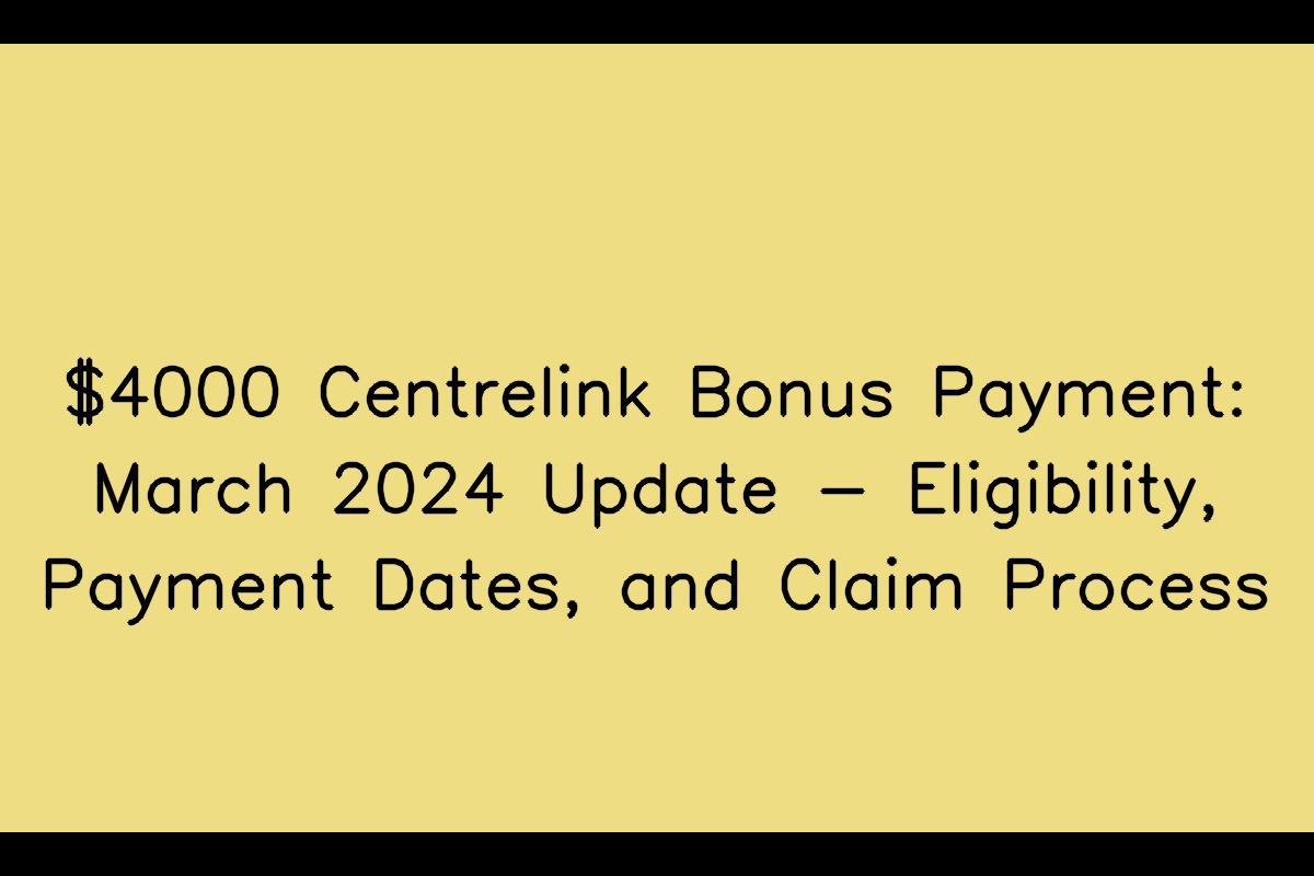 New Centrelink Bonus Payment for Seniors and Disabled Citizens