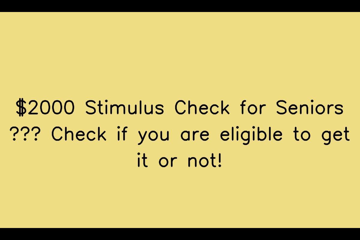 Stimulus Checks for Seniors: Essential Updates on SSI, SSDI, and VA Benefits