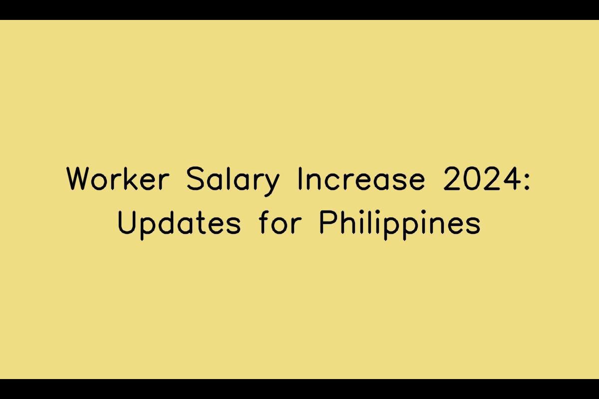 Worker Salary Increase 2024 Updates for Philippines leons frozen custard
